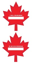 I will remember maple leaf tags